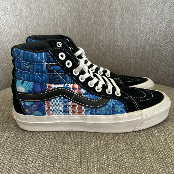 Vans x SpongeBob Sandy Liang Sk8-Hi 38 DX PW Patchwork Sneakers - Picture 3 of 8